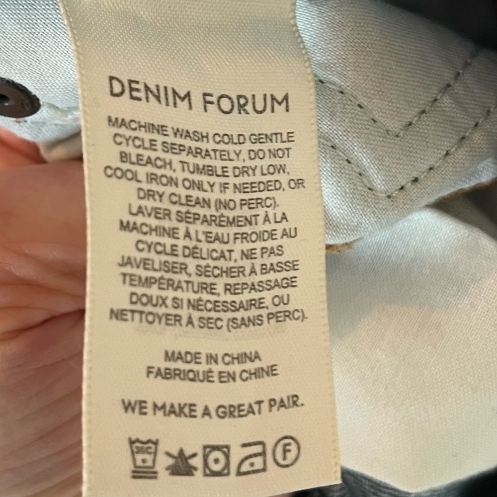 Aritzia Denim Forum The Joni High Rise Loose 32l - Picture 14 of 15